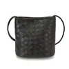 Bolso Pequeño Cuadrado Tejido para Mujer 2026 Nuevo Estilo Bolso Cruzado de Piel Genuina Bolso Cubo Versátil Bolso de Hombro a la Moda Bolso Sencillo para el Trabajo