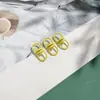 Llavero Metálico Grande de Figura de Ocho Pintado de Colores con Hebilla Giratoria, Anilla de Cadena, Colgante Llavero Antinudos, Al Por Mayor en Stock