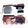 Estuche con Cremallera de Anime Estuche para Lápices Wen Hao Perro Salvaje Hermosa Chica Guerrero Dragon Ball Hombre Motosierra JOJO Qi