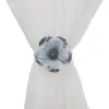Amarradores de Cortina Flor de Pérola Criativos Modernos Simples Ajustáveis Tiras de Amarração para Cortina Transparente Poliéster Decorativo