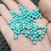Cuentas Redondas Turquesa Azul Imitación Cuentas Sueltas de Jade Cuentas Redondas Azules y Blancas de 4 mm Accesorios para Pulseras Collares Joyería Cuentas Hechas a Mano