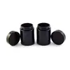 Frasco de Vidrio de Porcelana Negra de 60/90/120ml Tapa de Rosca de Presión Plana Botella para Crema de Humo Botella para Cannabis 2oz 3oz Botella de Porcelana Negra