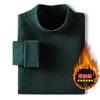 Conjunto Térmico Masculino, Veludo Confortável Dupla Face, Gola Média Engrossada, À Prova de Frio e Resistente à Geada, Quente e Essencial no Inverno