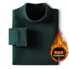 Novo Conjunto Essencial de Veludo Amigo da Pele para Outono e Inverno, Calça Térmica Masculina de Lã Dupla Face de Cintura Alta, Roupa Íntima Térmica de Manga Longa