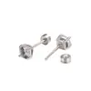 Arete de Hélice para Cartílago con Diamante Colorido de Cuatro Garras, para Uso Diario, Gama Alta, Versátil, Nuevo Estilo, Joyería de Oreja para Mujeres con un Diseño Único y Sencillo