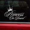 Comercio exterior al por mayor Pegatinas para coche Princess Baby On Board Pegatinas para coche Crown Princess A262