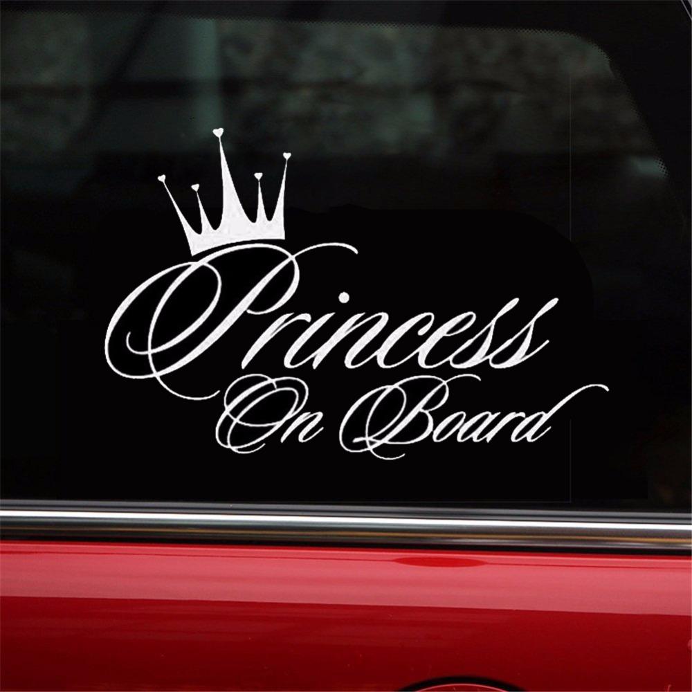 Car-Sticker-Princess-Baby-On-B