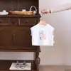 Conjunto de Verão para Bebês Meninos e Meninas, Novo Conjunto Separado da Moda para Bebês de Um Ano, Roupa de Verão em Duas Peças Estilo Coreano para Bebês e Crianças Pequenas