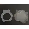 Placa acrílica arena movediza soporte mahjong adornos material DIY en blanco 4 respaldo transparente manual flujo cáñamo consumibles