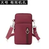 Bolsa transversal feminina, bolsa transfronteiriça, versão coreana novo modelo 2025, mini bolsa vertical, porta-celular, bolsa para moedas e celular