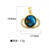 Xi Yin Transfronterizo Europa y América ins Moda Personalidad Hip Hop Colgante Perforado Cobre Microincrustado Circonita Colgante de Cobre de 26 Letras