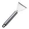 Ferramenta Raspador de Escamas de Peixe de Aço Inoxidável Cozinha Doméstica Raspador de Escamas de Peixe Faca de Peixe Manual Gadget para Remoção de Escamas de Peixe de Cozinha