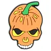 Clipe de Caneta com Fivela Série Esqueleto de Halloween Lápis Canudo Acessórios DIY Decoração Desenho Animado Terror Capa de Caneta PVC Clipe de Fivela