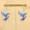 Pendientes acrílicos de pájaro colorido de primavera transfronterizos europeos y americanos, nuevos pendientes de moda retro de venta caliente 2024