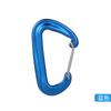 Hebilla auxiliar aleación de aluminio hebilla de montañismo alta resistencia aluminio aeronáutico 7075 material escalada colgado rápido hamaca hebilla de seguridad gancho de montañismo