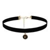 Amazon Joyería Creativa Letra Terciopelo Collar Gargantilla Collar Combinado Joyería de Moda Popular