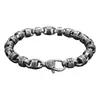Novo estilo Estilo Han Padrão de grama Tang Pulseira de Teng eterno banhada a prata Joias vintage Moda nacional Personalidade Hip Hop Nicho Conjunto