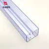Tubo Duro de Embalaje Antiestático de PVC Transparente con Forma Especial con Diámetro de Boca de Tubo de 36 mm Tubo de Embalaje para Componentes Digitales IC