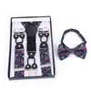Tirantes de poliéster para hombre, seis clips, juego de tres piezas, directo de fábrica, moda, estilo británico