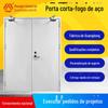 Porta corta-fogo Factory Outlet Grade A Grade B Steel em estoque Fire Door Safety Engineering Fire Door Super Door