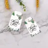Tarjeta de Agradecimiento Tarjeta de Agradecimiento Tarjeta Hoja Verde Mori Nueva Tarjeta para Empaque de Regalo de Fiesta Tarjeta de Agradecimiento