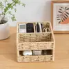 Mesa de Centro para Sala de Estar Estilo Nórdico Caixa de Lenços Doméstica Armazenamento de Controle Remoto para Desktop Cesta de Armazenamento Diversos para Hotel