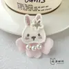 Conejo de Pétalos Lindo Flor de Cuentas Accesorios de Tela DIY Bolsa Zapato Flor Sombrero Accesorios Accesorios para Ropa