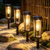 Nuevas luces solares de suelo transfronterizas, luces de patio exteriores, luces de ambiente, luces de paisaje para jardines y villas, luces de césped con filamento de tungsteno