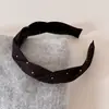 Diadema de Tela de Temperamento con Lunares y Nudo Retorcido para Mujer, Diadema Alta para la Cabeza, Lavado de Cara, Presionar el Cabello, 2026, Nuevo Lazo para el Cabello, Accesorios para el Cabello, Fresco