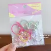 Elásticos de Cabelo Trançados para Bebês e Crianças Que Não Danificam o Cabelo, Laços de Cabelo Duráveis para Meninas, Acessórios de Cabelo, Faixas de Cabelo com Pérolas para Meninas