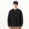 Ropa para Hombre Fengshe / Sudadera de Peso Pesado 480g Impulsada por el Diseño de Rayas de Manga Larga Estilo Americano Holgada de Canalé Doble Cuello