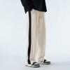 Pantalones deportivos para hombre primavera nuevos modernos sueltos a juego de colores rectos casuales pantalones de moda que combinan con todo pantalones deportivos largos