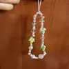 Corrente de Celular Original Feita à Mão Estilo Verão Ins Fofo Fresco Capa de Celular Cordão DIY com Contas Alça para Câmera Ccd