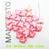 Pulsera de cuentas de mariposa de dos colores con dibujos animados, bañada en acrílico UV, con diseño directo de fábrica, ideal para hacer tú mismo, con dulces y accesorios de amor.