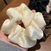 Nuevo Set de Scrunchies de Intestino de Cerdo Satinado de Alta Gama, Cuerda para el Cabello Estilo Coreano, Flor de Cabello Plisada, Goma Elástica, Diadema, Accesorios para el Cabello, Cuerda para el Cabello