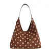 Bolso de mujer transfronterizo nuevo, bolso tote de lunares, bolso de mano de gran capacidad para mujer, estilo ins, nuevo estilo coreano 2026