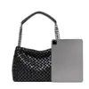 Bolso Tote de Cuero Suave de Alta Gama Tejido a Mano para Mujer, Nuevo Bolso de Axila de Gran Capacidad, Bolso Versátil de Hombro para el Trabajo