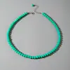 Joyería Transfronteriza Europea y Americana, Collar de Cuentas Estilo Dulce-Cool Oscuro, Set de Joyería de Pendientes Acrílicos Estilo Ins