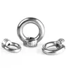 Porca com olhal em aço inoxidável 304, tipo parafuso com olhal circular, porca de alta resistência M3 4 5 6 810 apertada manualmente