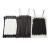 Atacado de Roupas Femininas Transfronteiriças Estilo Europeu e Americano 2026 Verão Novo Top Regata Color Block com Renda Costurada Sexy
