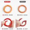 Color Aleación Pintura Hebilla de Resorte Abertura Redonda Anillo de Resorte Hebilla Anillo Llavero para Audífonos DIY Accesorios de Joyería