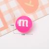 DIY Resina m&m's Súper Popular Divertido Chocolate m&m's Crema Funda para Teléfono Móvil Belleza DIY Accesorios de Joyería
