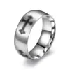 Anillo de Acero de Titanio Estilo Retro Transfronterizo Moda Corrosión Aceite Anillo para Hombre Amazon Xiyin Proveedor Fabricante Mayorista