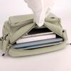 2025 Jierangshi Nueva Bolsa de Tela de Nylon Estilo Coreano Multibolsillos Gran Capacidad Hombro Cruzada Bolsa para Teléfono Móvil Cero