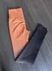Leggings de Yoga Europeus e Americanos Transfronteiriços OEM/ODM de Cintura Alta Levanta-Bumbum Gradiente Secagem Rápida Fitness Calças de Pêssego para Uso ao Ar Livre