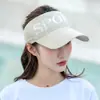 Sombrero para Mujer Sombrilla Sombrero Protector Solar Verano Estilo Coreano de Moda Techo Pico de Pato Moda Verano Parte Superior Abierta Popular en Internet Sombrero de Sol