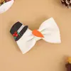 Horquilla Nueva de Navidad Transfronteriza Decoraciones para Fiesta Regalos de Navidad Astas Pinza de Pico de Pato Pinza de Lazo con Campana