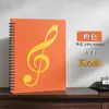 Venta al por mayor de fábrica Carpeta de partituras de piano de 40/60 páginas Carpeta de partituras musicales multicolor A4 Libro de partituras de piano Logo impreso