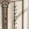 Gancho de Roupa Sem Furo Gancho Traseiro de Porta Fileira Vertical Gancho de Roupa de Metal Pendurado na Porta Rack de Armazenamento Bolsa Chapéu Armazenamento