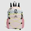 Entrega transfronteriza de mochila de diseño nuevo, simple y elegante, con bloques de color, mochila ligera portátil casual para exteriores y senderismo para mujeres